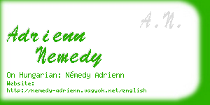 adrienn nemedy business card